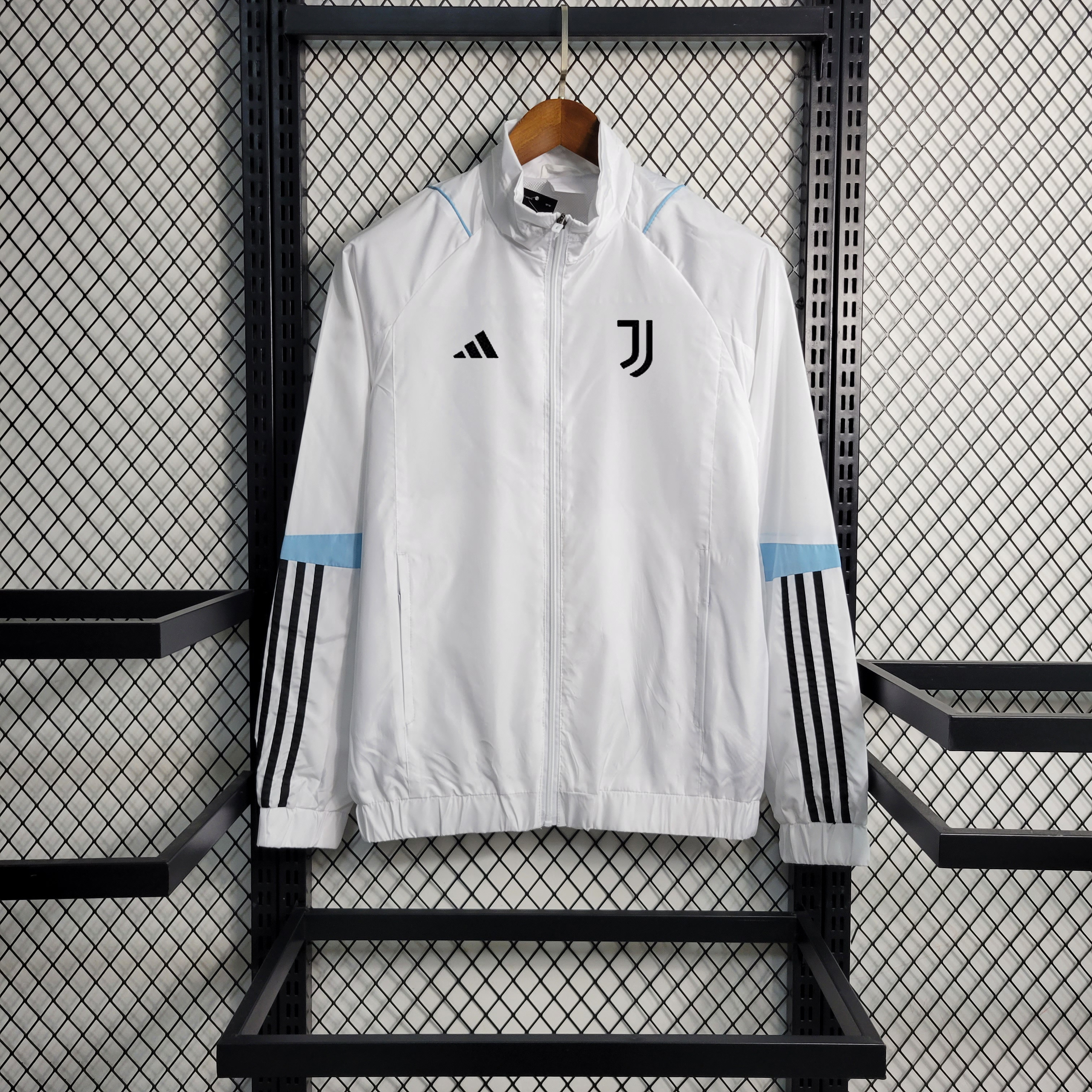 23-24 Juventus White Windbreaker S-XXL